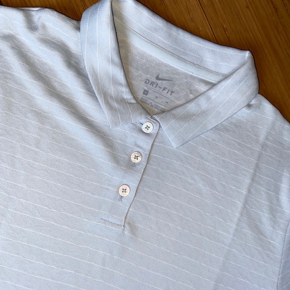 Nike Golf Polo Long Sleeve Striped AV3682-043 - Picture 3 of 5